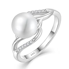 Rgemcy pearl rings for sale  Delivered anywhere in USA 