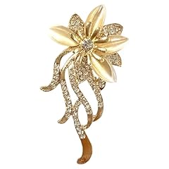Elegant rhinestone orchid for sale  Delivered anywhere in UK