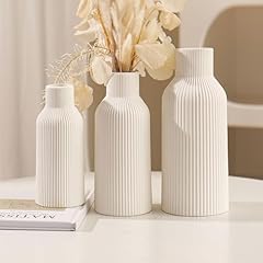 Vase white ceramic for sale  Delivered anywhere in USA 