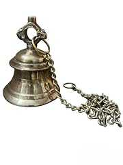 Brass temple bell for sale  Delivered anywhere in UK