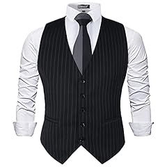 Alizeal mens pinstripe for sale  Delivered anywhere in UK