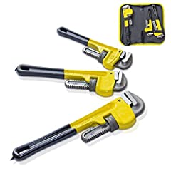 KOTTO Heavy Duty Adjustable Pipe Wrench Set, Wrench for sale  Delivered anywhere in USA 