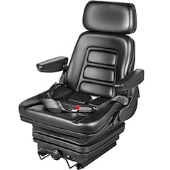 Used, VEVOR Suspension Seat Adjustable Backrest Headrest for sale  Delivered anywhere in USA 