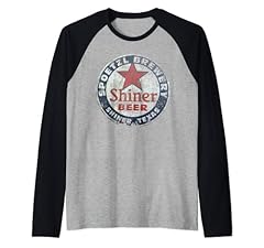Shiner beer raglan for sale  Delivered anywhere in USA 