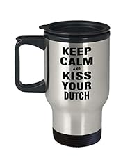 Dutch Insulated Travel Mug Rabbit Keep Calm and Kiss Your Dutch Best Inspirational Gifts and Sarcasm For Dad,ap9795 for sale  Delivered anywhere in Canada