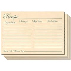 Lined recipe cards for sale  Delivered anywhere in Ireland