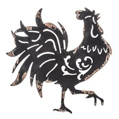 Black rooster metal for sale  Delivered anywhere in USA 