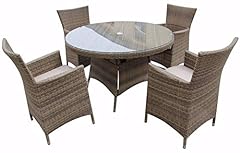 5pcs rattan furniture for sale  Delivered anywhere in UK