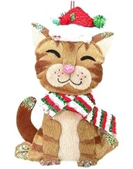 Tabby cat christmas for sale  Delivered anywhere in USA 
