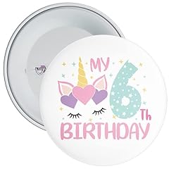 6th birthday badge for sale  Delivered anywhere in Ireland