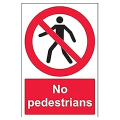 Safety pedestrians prohibition for sale  Delivered anywhere in Ireland