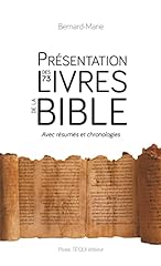 Présentation livres bible d'occasion  Livré partout en France