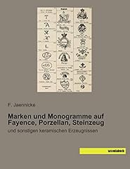 Marken monogramme fayence gebraucht kaufen  Wird an jeden Ort in Deutschland