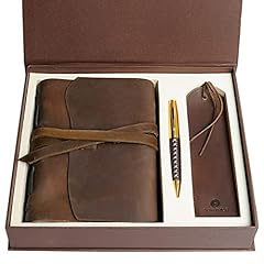 Leather journal gift for sale  Delivered anywhere in UK