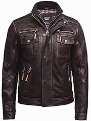 Brandslock leather jacket for sale  Delivered anywhere in UK