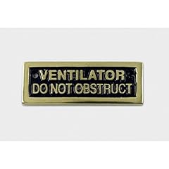Polished brass ventilator for sale  Delivered anywhere in UK