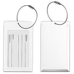 Metal luggage tags for sale  Delivered anywhere in UK