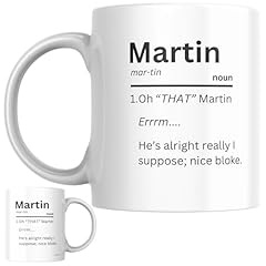 Martin personalised ceramic for sale  Delivered anywhere in UK