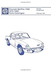 Triumph Spitfire 1500 1975-1980 Parts Catalogue: Publication for sale  Delivered anywhere in Ireland