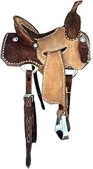 Western leather barrel usato  Spedito ovunque in Italia 