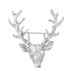 Sunjiaqivintage silver deer for sale  Delivered anywhere in UK