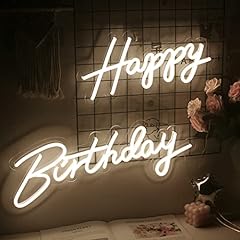 Happy birthday neon for sale  Delivered anywhere in UK