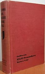 California civil procedure for sale  Delivered anywhere in USA 