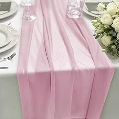 Chiffon tischläufer rosa gebraucht kaufen  Wird an jeden Ort in Deutschland