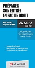 Préparer entrée fac d'occasion  Livré partout en Belgiqu
