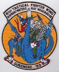 PATCHMANIA USAF Patch Fighter USAFE 81 TFW Tactical for sale  Delivered anywhere in UK