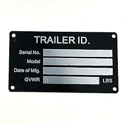 Blank trailer vin for sale  Delivered anywhere in USA 