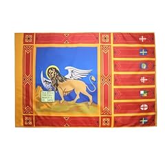 Flag bandiera veneto usato  Spedito ovunque in Italia 