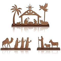Gerrii nativity wooden for sale  Delivered anywhere in USA 