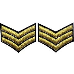 Military uniform chevrons for sale  Delivered anywhere in UK