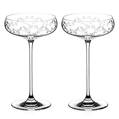 Diamante champagne coupes for sale  Delivered anywhere in UK