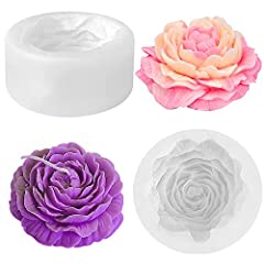 3D Large Peony Honeycomb Candle Moulds Flower Rose for sale  Delivered anywhere in UK