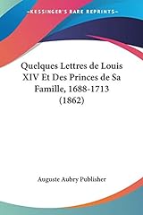 Lettres louis xiv d'occasion  Livré partout en France