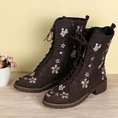 Boho embroidered boots for sale  Delivered anywhere in UK