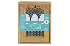 apollo THE HOUSEWARES BRAND Wooden Egg Cabinet 2 Shelves for sale  Delivered anywhere in UK