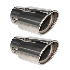 2pcs 63mm chrome gebraucht kaufen  Wird an jeden Ort in Deutschland