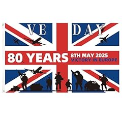 Day flag 80th for sale  Delivered anywhere in UK