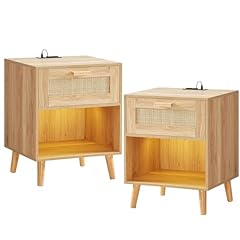 Quimoo rattan nightstands for sale  Delivered anywhere in USA 