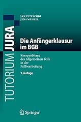 Anfängerklausur bgb kernprobl gebraucht kaufen  Wird an jeden Ort in Deutschland
