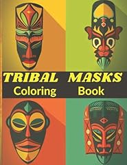Tribal masks coloring for sale  Delivered anywhere in Ireland