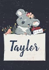 Taylor notebook personalized for sale  Delivered anywhere in UK