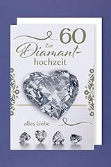 Diamant hochzeit karte gebraucht kaufen  Wird an jeden Ort in Deutschland