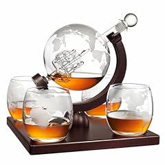 Whiskey decanter globe for sale  Delivered anywhere in USA 