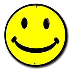 Smiley face tin for sale  Delivered anywhere in USA 