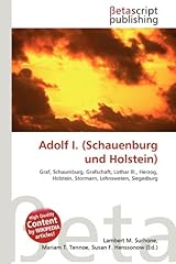 Adolf I. (Schauenburg Und Holstein) usato  Spedito ovunque in Italia 