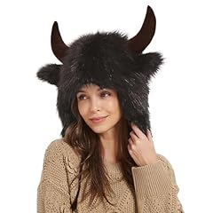 Bison horn hat for sale  Delivered anywhere in UK